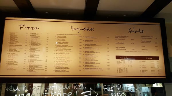 Menu photo 1 Pizza Treff Seesen, NI