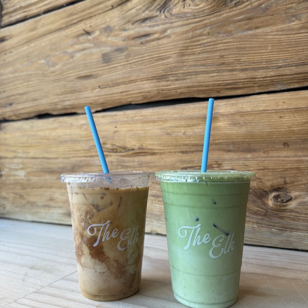 The Elk - Maple oat latte and matcha lavendar latte - Coffee & Tea Near Me - New York, New York The Elk - Maple oat latte and matcha lavendar latte - Coffee & Tea Near Me - New York, New York