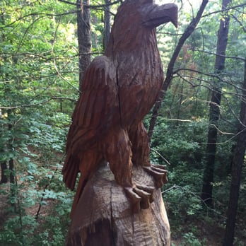 Seven Eagles Cabin Broken Bow - One of seven beautifully carved eagles on the property - Vacation Rentals Near Me Seven Eagles Cabin Broken Bow - One of seven beautifully carved eagles on the property - Vacation Rentals Near Me