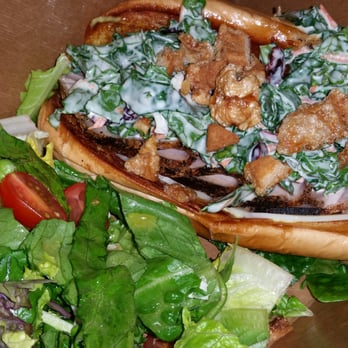 Maui Fresh Streatery - Pork tenderloin on hoagie roll - Food Trucks Near Me Maui Fresh Streatery - Pork tenderloin on hoagie roll - Food Trucks Near Me