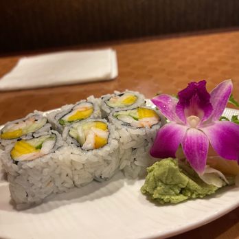 Rice House - a plate of sushi and a flower - Chinese Near Me - Lenexa, Kansas Rice House - a plate of sushi and a flower - Chinese Near Me - Lenexa, Kansas