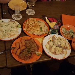 Kikeriki - Eating a nice Schnitzel in Germany.. yummy