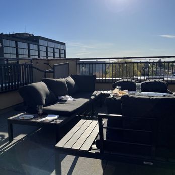 Carlita's - Eugene - Patio fireplace seating - Mexican Near Me - Eugene, Oregon