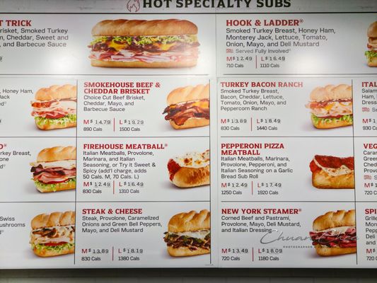 Menu photo 3 Firehouse Subs Toronto, ON