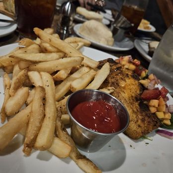 The Gin Mill - Pan Fried Grouper with Truffle Fries - Bars Near Me - Decatur, Illinois The Gin Mill - Pan Fried Grouper with Truffle Fries - Bars Near Me - Decatur, Illinois