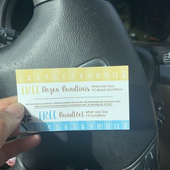 Nothing Bundt Cakes - Reward stamp card - Bakeries Near Me - Santa Rosa, California Nothing Bundt Cakes - Reward stamp card - Bakeries Near Me - Santa Rosa, California