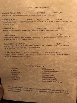 Menu photo 8 Lanny's Fireside Conover, WI