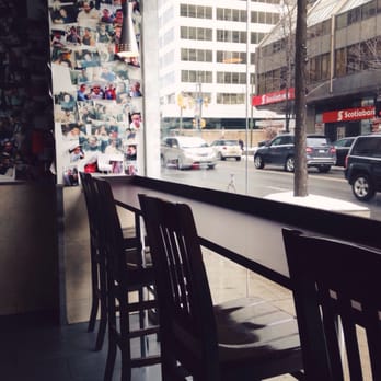 Holy Chuck - Bar stool window seating. - Burgers Near Me - Toronto, Ontario Holy Chuck - Bar stool window seating. - Burgers Near Me - Toronto, Ontario