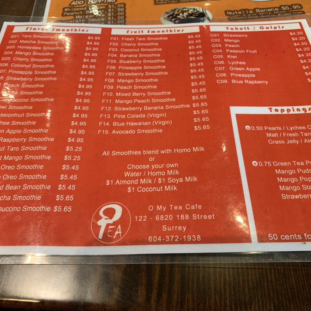Menu Menu