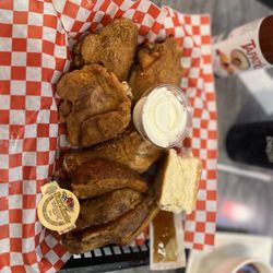 Anglea's - Fried chicken and Jo joes.