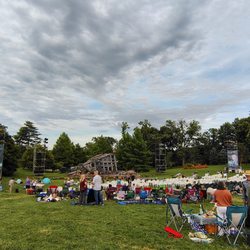 View of the stage, before all the frenzy