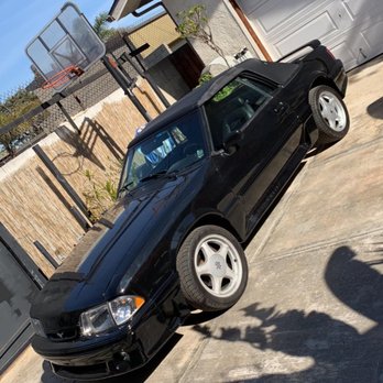 Custom Paint N Body - black fox mustang convertible GT with Cobra styling - Body Shops Near Me - Santa Fe Springs, California Custom Paint N Body - black fox mustang convertible GT with Cobra styling - Body Shops Near Me - Santa Fe Springs, California