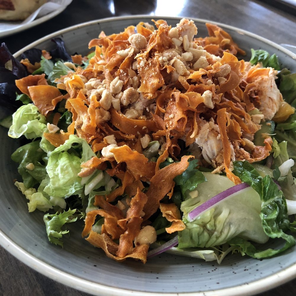 Crazyweed Kitchen - Thai Chicken Salad, delicious - Asian Fusion Near Me - Canmore, Alberta