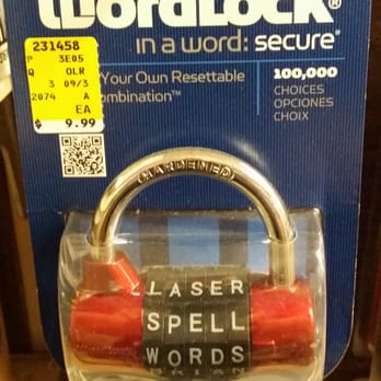 Helping Hand Hardware - Word lock? I never even hearts of such a thing. But of course they have 7! - Hardware Stores Near Me - Marion, Texas
