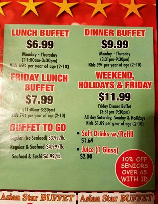Menu photo 3 Asian Star Buffet Paramount, CA Menu photo 3 Asian Star Buffet Paramount, CA
