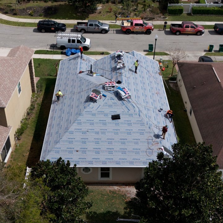Slide of Noland's Roofing
