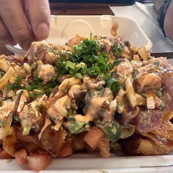 Monarch Poke - Poke Nachos (Half) - Hawaiian Near Me - Aiea, Hawaii Monarch Poke - Poke Nachos (Half) - Hawaiian Near Me - Aiea, Hawaii