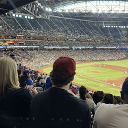 Our view from Section 206 Row 11 Seats 1&2