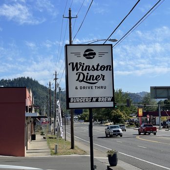 Winston Diner & Drive-thru - Signage - American Near Me - Winston, Oregon