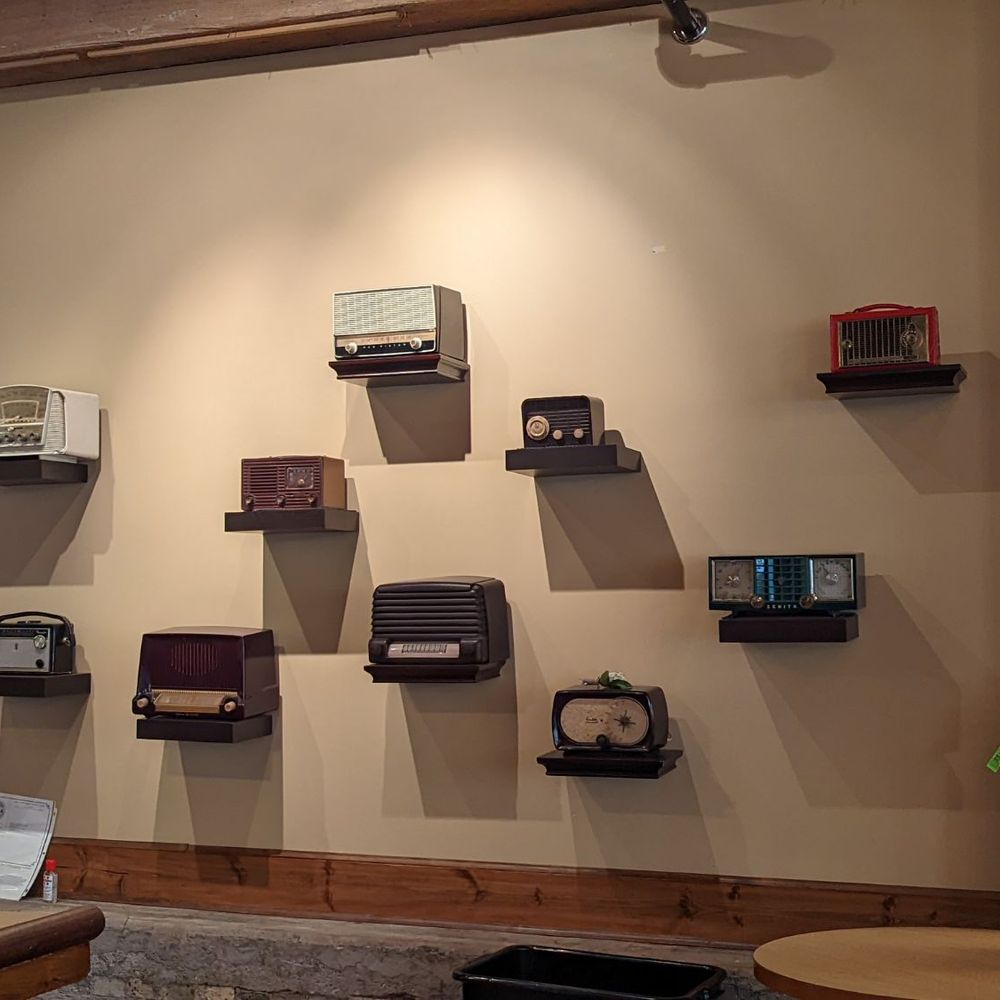 Anodyne Coffee Roasting Co. - Old radios inside - Coffee Roasteries Near Me - Milwaukee, Wisconsin