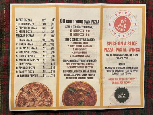 Menu photo 4 Spice on a Slice New York, NY Menu photo 4 Spice on a Slice New York, NY