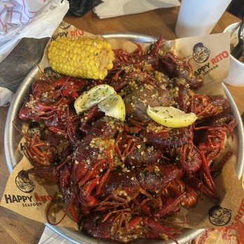 HappyRito Seafood - crawfish 3lbs with happy sauce - Cajun/Creole Near Me - Cedar Park, Texas HappyRito Seafood - crawfish 3lbs with happy sauce - Cajun/Creole Near Me - Cedar Park, Texas