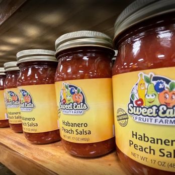 Sweet Eats Bakery - a row of jars of fruit jam - Bakeries Near Me - Georgetown, Texas