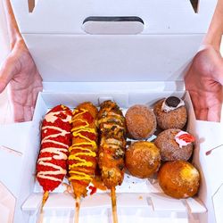Mochinut Newark - K-hotdogs and mochi cream ball
