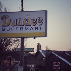 Dundee Supermart - Old sign