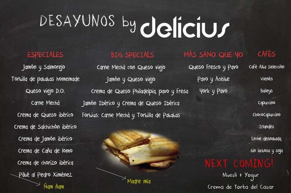 Menu photo 3 Delicius Seville, SE Menu photo 3 Delicius Seville, SE