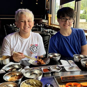 O2 K-BBQ - The boys loved cooking - Korean Near Me - Exton, Pennsylvania