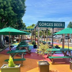 Gorges Beer - June 6, 2025 we finished adding misters, plants, umbrellas and some branding!