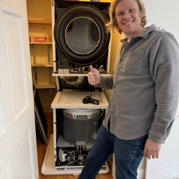 Oleg the handsome guy here is my repairman.