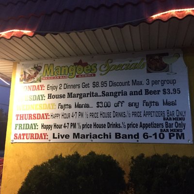 Menu photo 7 Mangoes Mexican Bar & Grill Bethpage, NY