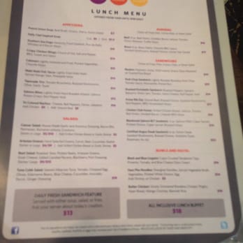 Stages Kitchen & Bar - Lunch menu - Coffee & Tea Near Me - Edmonton, Alberta