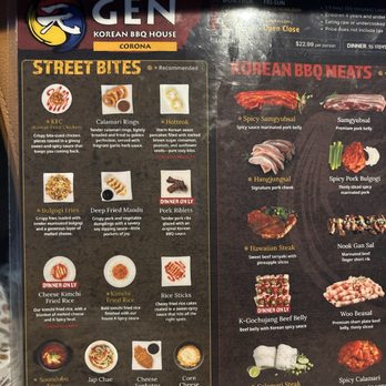 Gen Korean BBQ House - Menu 8/2026 - Korean Near Me - Corona, California Gen Korean BBQ House - Menu 8/2026 - Korean Near Me - Corona, California