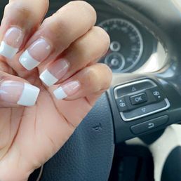 Fill and a simple french manicure. Simple but classy. I love them! Fill and a simple french manicure. Simple but classy. I love them!
