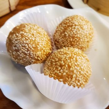 Ginger Dim Sum - Red bean paste sesame balls - Dim Sum Near Me - Port Charlotte, Florida Ginger Dim Sum - Red bean paste sesame balls - Dim Sum Near Me - Port Charlotte, Florida