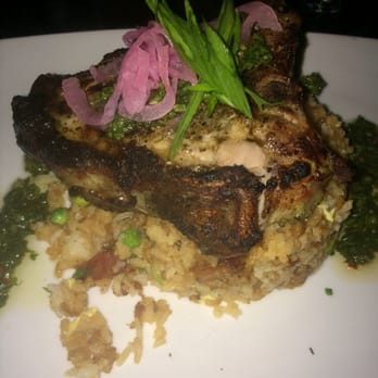 The Cuban - Veal chop with fried rice - Cuban Near Me - Hoboken, New Jersey The Cuban - Veal chop with fried rice - Cuban Near Me - Hoboken, New Jersey