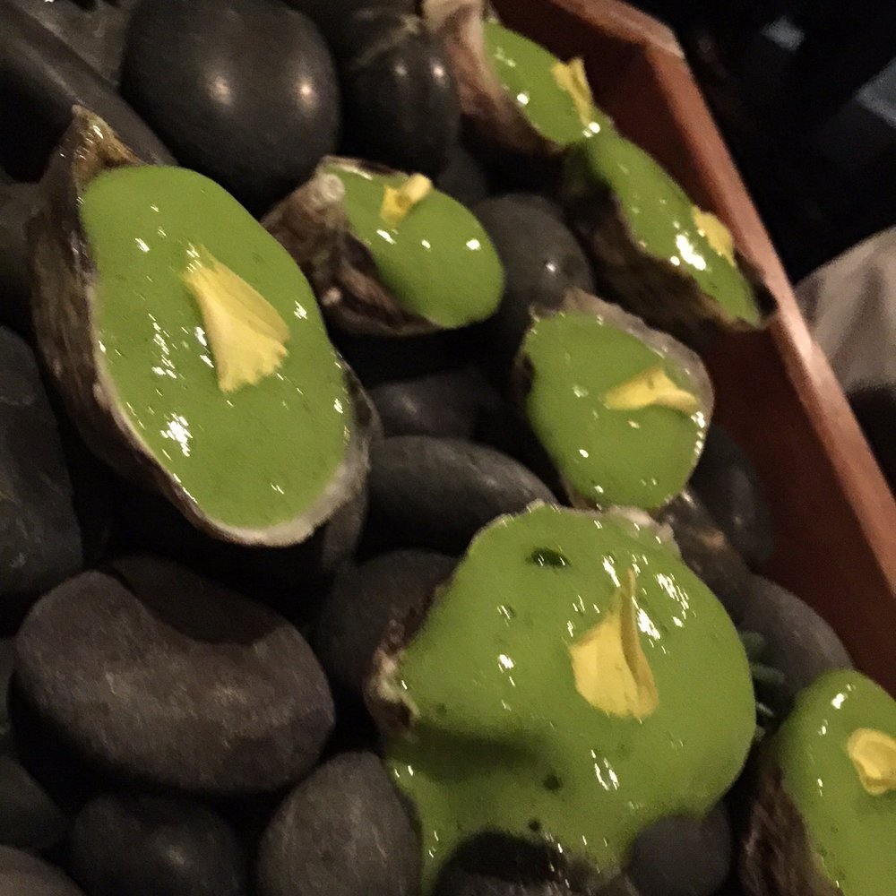 Lazy Bear - Green Machine Oyster - New American Near Me - San Francisco, California Lazy Bear - Green Machine Oyster - New American Near Me - San Francisco, California