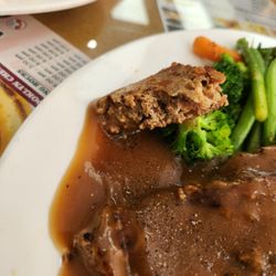 Olde Village Bistro - Meat loaf plate
