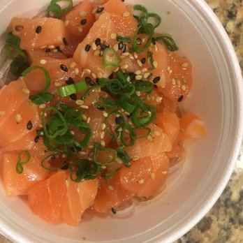 Sushi Hana - Salmon poke, skip this - Japanese Near Me - Bothell, Washington