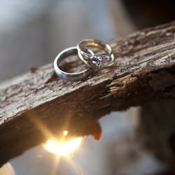 Our beautiful wedding rings!