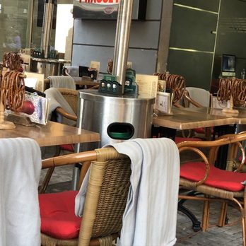 Švejk restaurant - Every table has pretzels - Prague, Puerto Rico