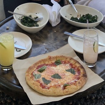 True Food Kitchen - Kale salad and Margherita Pizza (Veg) - Vegetarian Near Me - Pasadena, California True Food Kitchen - Kale salad and Margherita Pizza (Veg) - Vegetarian Near Me - Pasadena, California