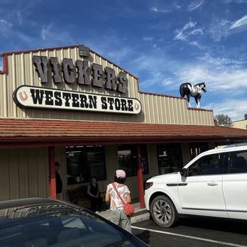 Vickers Western Store - Outside sign & front entrance - Fashion Near Me - Twin Falls, Idaho Vickers Western Store - Outside sign & front entrance - Fashion Near Me - Twin Falls, Idaho