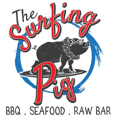 The Surfing Pig by null