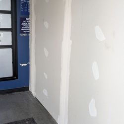 Schaumburg Post Office - Inside blocking access to po boxes
