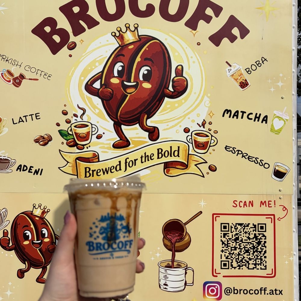 Brocoff - Brocoff Gold Latte - Bubble Tea Near Me - Austin, Texas