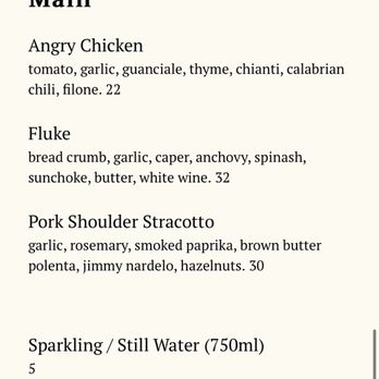 Corto - Main menu March 2024 - Italian Near Me - Jersey City, New Jersey